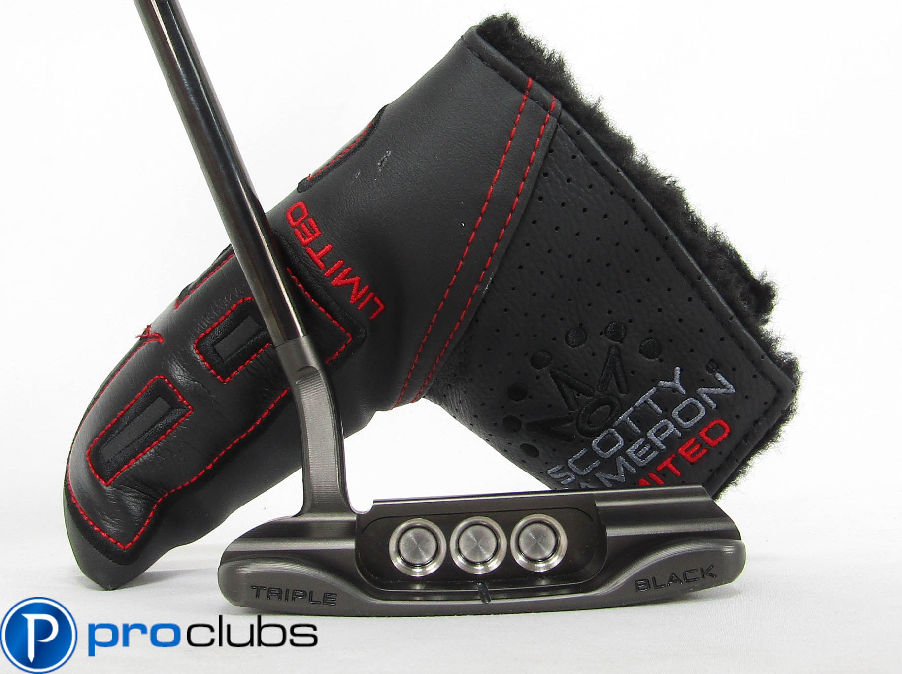 SCOTTY CAMERON TRIPLE BLACK SANTA FE B3 LIMITED PUTTER 34